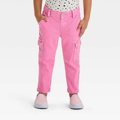 Toddler Girls Straight Cargo Pants