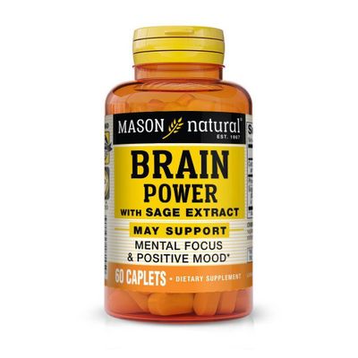 Mason Natural Brain Powder with Sage Extract - 60ct