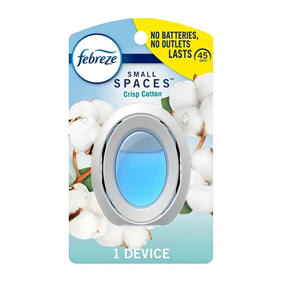 Febreze Small Spaces Air Freshener - Crisp Cotton - 0.25 fl oz