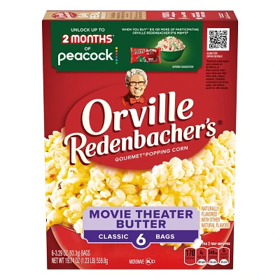 Orville Redenbachers Movie Theater Butter Microwave Popcorn