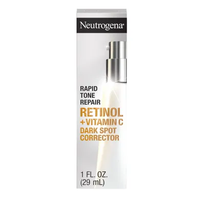 Neutrogena Rapid Tone Repair Retinol + Vitamin C Dark Spot Corrector Face Serum - 1 oz