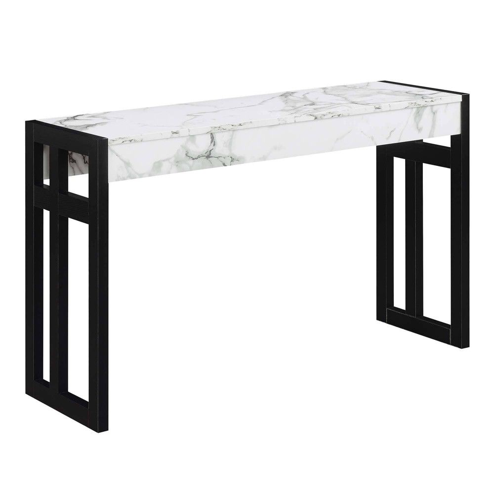 target marble console table