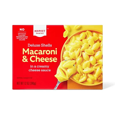 Deluxe Shells Macaroni and Cheese - 12oz - Market Pantry