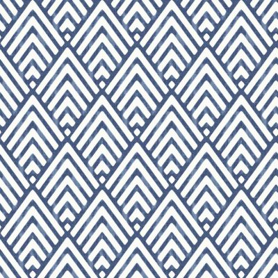 NuWallpaper Arrowhead Peel & Stick Wallpaper Dark Blue