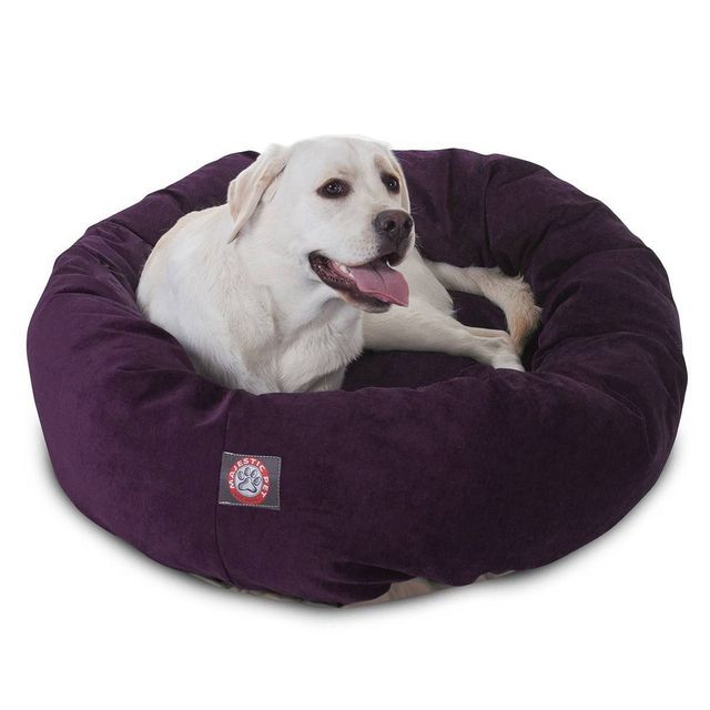 Majestic Pet Bagel Dog Bed - Bougainvillea