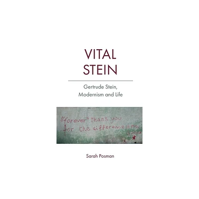 Vital Stein - by Sarah Posman (Paperback)