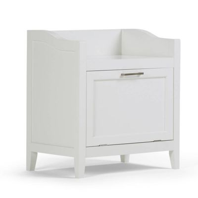 21.7x24.2 Hayes Storage Hamper White - WyndenHall