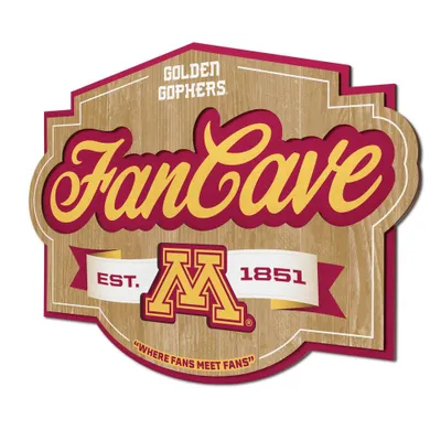 NCAA Minnesota Golden Gophers Fan Cave Sign