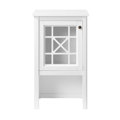 Alaterre Furniture 17x29 Deluxe Bath Storage Hutch White