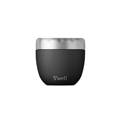 Swell Eats 21.5oz Food Storage Container Onyx: Stainless Steel, Hand Wash, Lifetime Warranty, Black