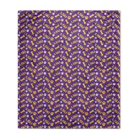 NCAA LSU Tigers Bones Repeat Pet Blanket