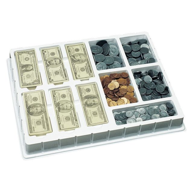 Educational Insights Play Money Coins & Bills Deluxe Set