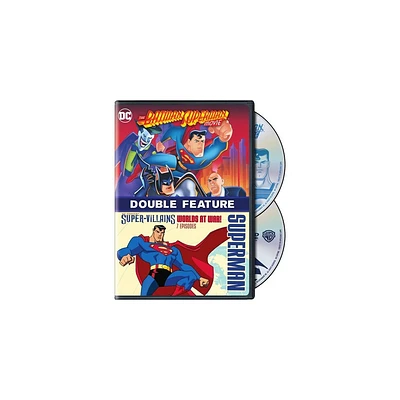 The Batman/Superman Movie / Superman: Super-Villains: Worlds at War! (DVD)