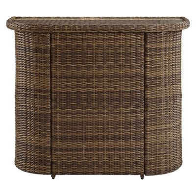 Bradenton Outdoor Wicker Bar - Crosley