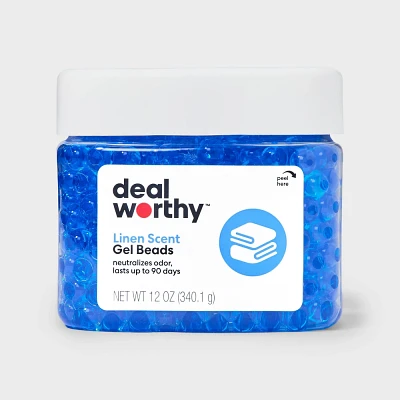 Scented Gel Beads - Linen - 12oz - Dealworthy