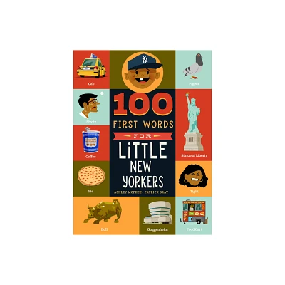 100 First Words for Little New Yorkers - by Ashley McPhee (Board Book)