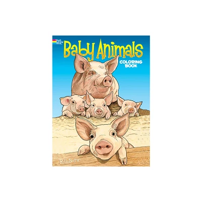 Baby Animals Coloring Book - (Dover Animal Coloring Books) by Soffer (Paperback)