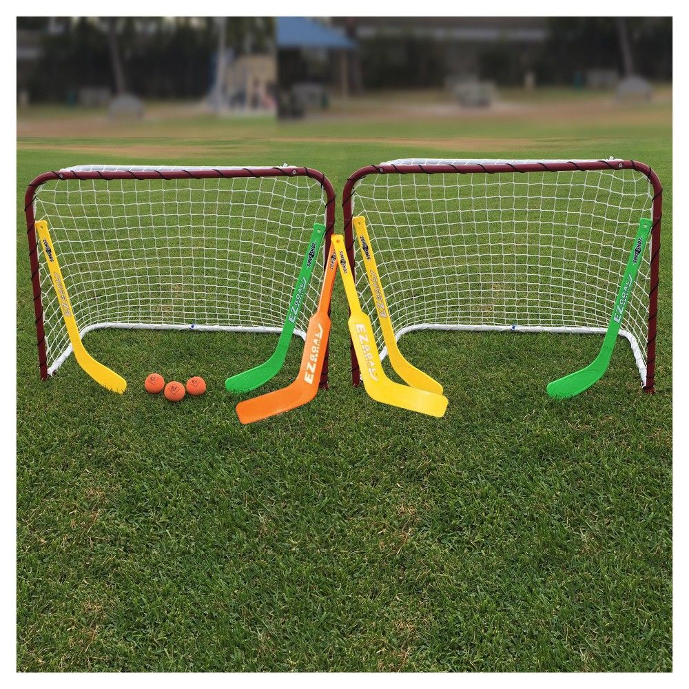 EZ Goal Folding Metal Double Mini Goal