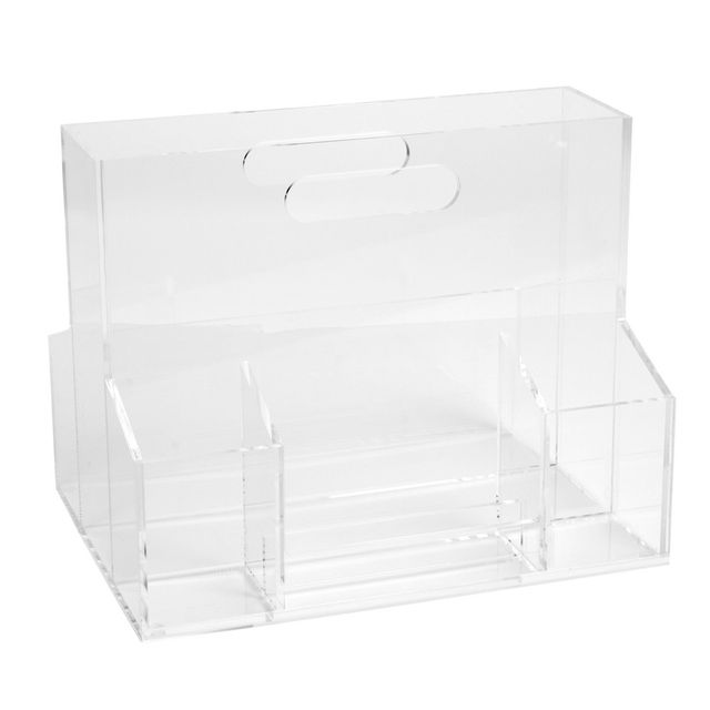 russell+hazel Acrylic Mobile Caddy Clear