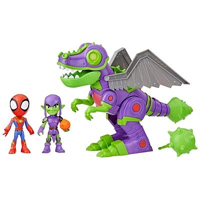 Marvel Spidey and His Amazing Friends Goblin Dino Mech Pack