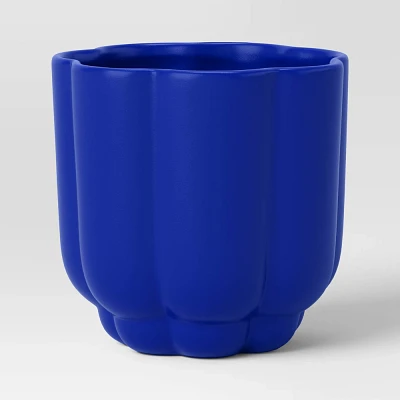 Scallop Planter Cobalt Blue - Room Essentials