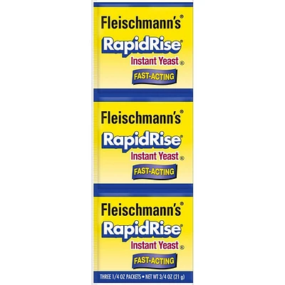 Fleischmanns RapidRise Yeast - 0.25oz/3ct