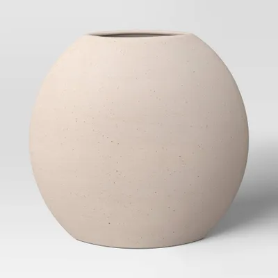 Large Ceramic Disc Vase - Threshold