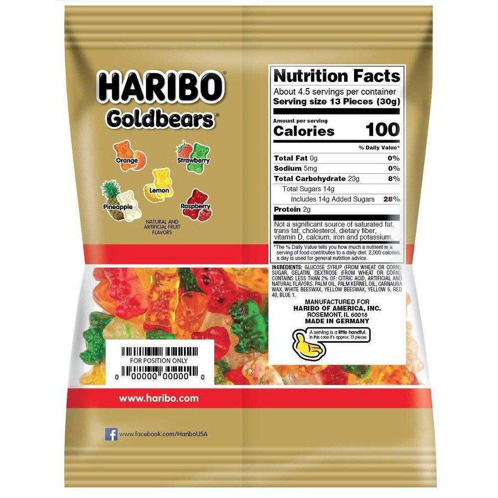 Haribo Goldbears - 10oz