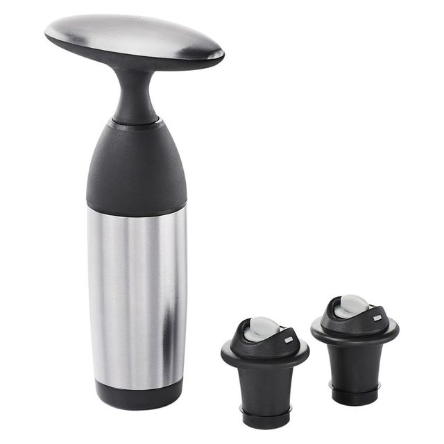 OXO Vacuum Wine Preserver with Two Stoppers