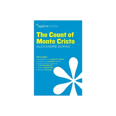 The Count of Monte Cristo Sparknotes Literature Guide - by Sparknotes & Alexandre Dumas & Sparknotes (Paperback)