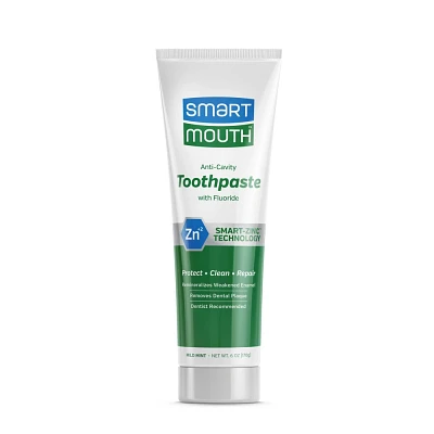 SmartMouth Premium Zinc Toothpaste - Mint - 6oz