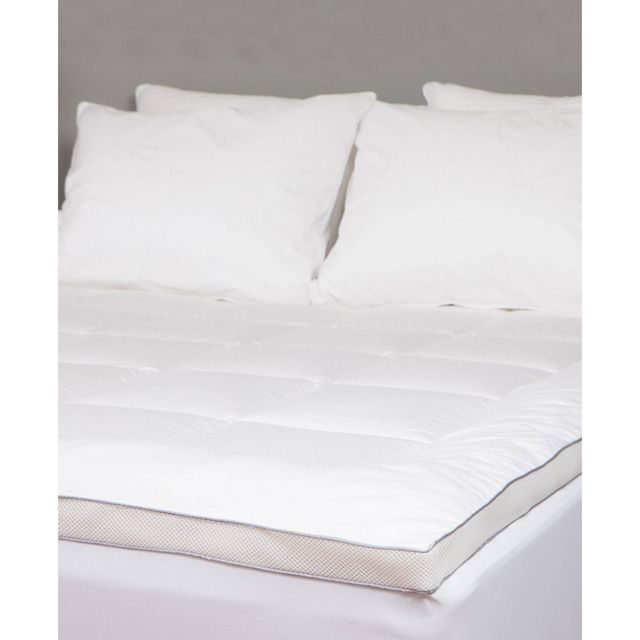 Allied Home  300 Thread Count Billowy Cloud Mattress Pad: Hypoallergenic, Fits up to 15 Depth