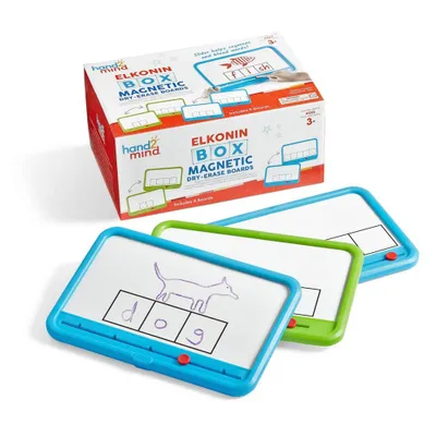 Hand2Mind Elkonin Box Magnetic Dry Erase Board Set