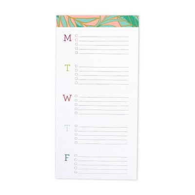 Undated List Pad Planner the big ta-do 7x14 Vacay - lake + loft: Large To-Do List, Chores, Week Planner, Perforated Pages