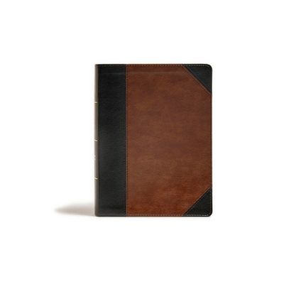 CSB Tony Evans Study Bible, Black/Brown Leathertouch - (Leather Bound)