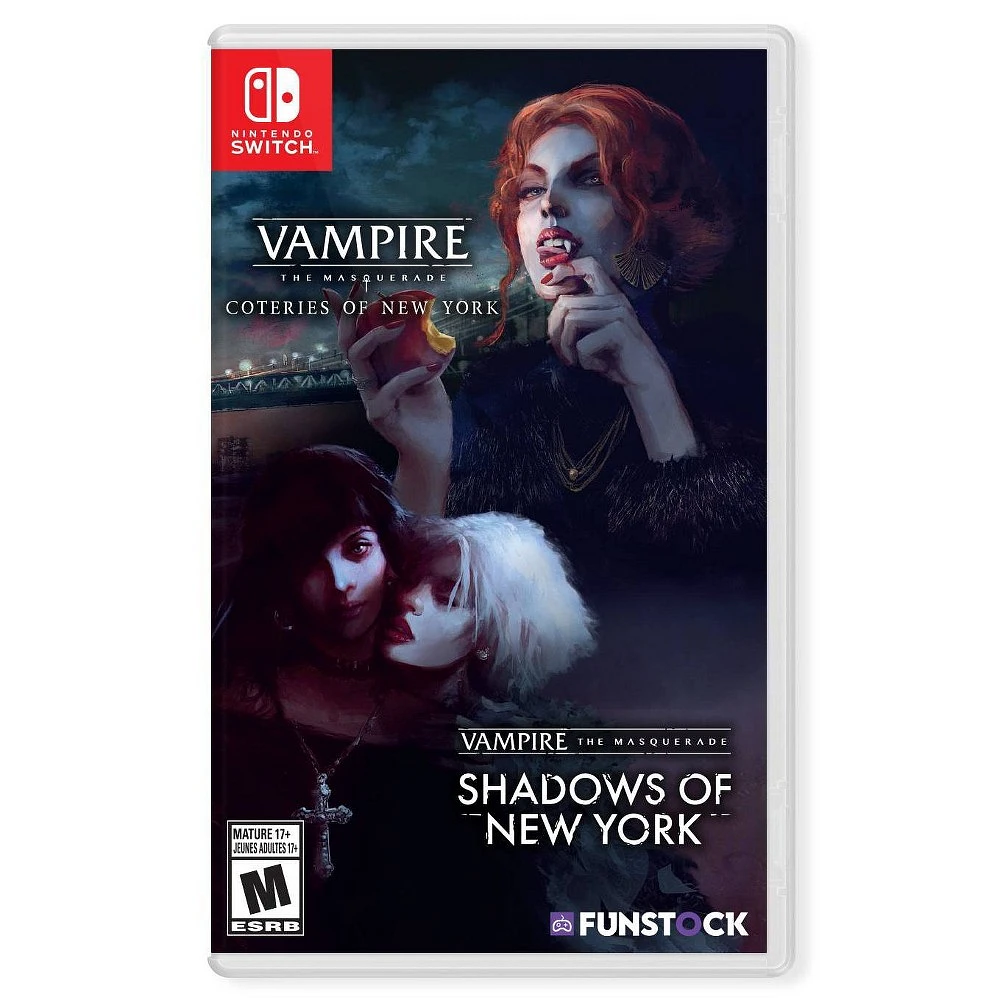 Nintendo Vampire theMasquerade: Coteries & Shadows of New York - Nintendo  Switch: RPG Adventure, Single Player, Mature Rating | The Market Place