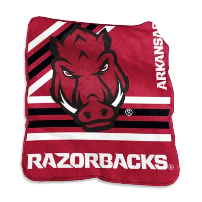 NCAA Arkansas Razorbacks Raschel Throw Blanket