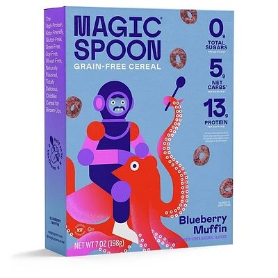 Magic Spoon Blueberry Muffin Keto and Grain Free Cereal - 7oz