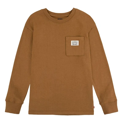 Levi Boy Long Sleeve Pocket T-Shirt