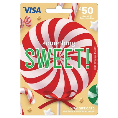 Visa Holiday Greeting $50 + $6 Fee Gift Card