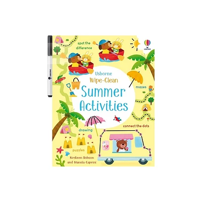 Wipe-Clean Summer Activities - (Wipe-Clean Activities) by Kirsteen Robson (Paperback)