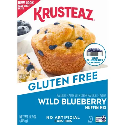 Krusteaz Gluten Free Wild Blueberry Muffin Mix - 15.7oz