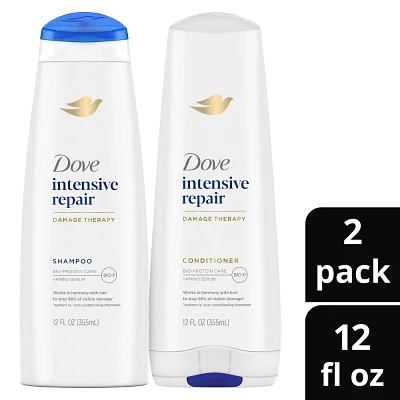 Dove Beauty Intensive Repair Shampoo & Conditioner Set for Damaged Hair - 12 fl oz/ 2ct