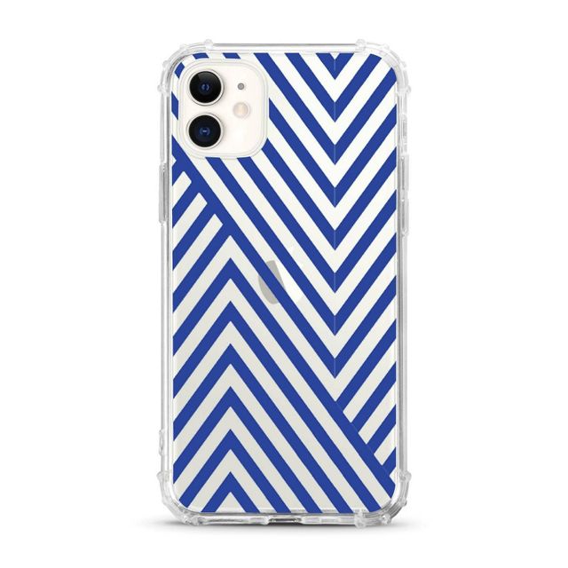 OTM Essentials Apple iPhone 11/XR Tough Edge Geometrics & Patterns Clear Case