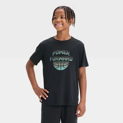 Boys Short Sleeve Power Forward Graphic T-Shirt