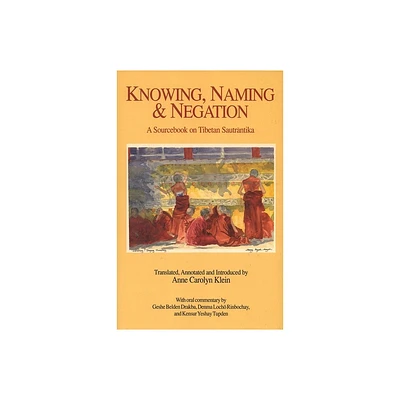 Knowing, Naming and Negation - (Translations in Indo-Tibetan Buddhism) (Hardcover)