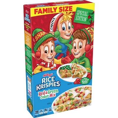 Kelloggs Rice Krispies Holiday Colors Cereal - 12.0oz