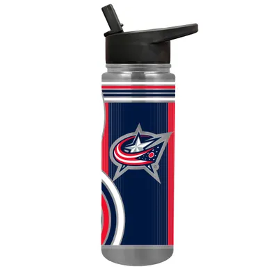 NHL Columbus Blue Jackets 24oz Thirst Hydration Water Bottle