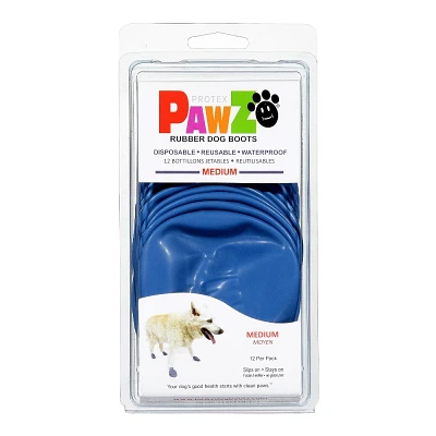 Pawz 12pc Rubber Dog Boots