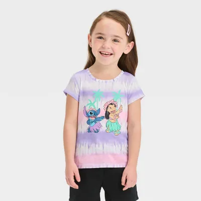 Toddler Girls Disney Lilo & Stitch Short Sleeve Graphic T-Shirt